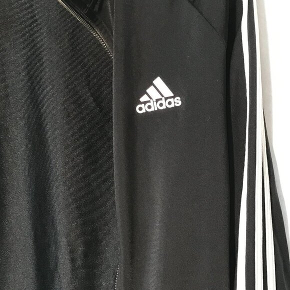 Adidas Womens Track Sports Three Stripe Jacket - Picture 6 of 9